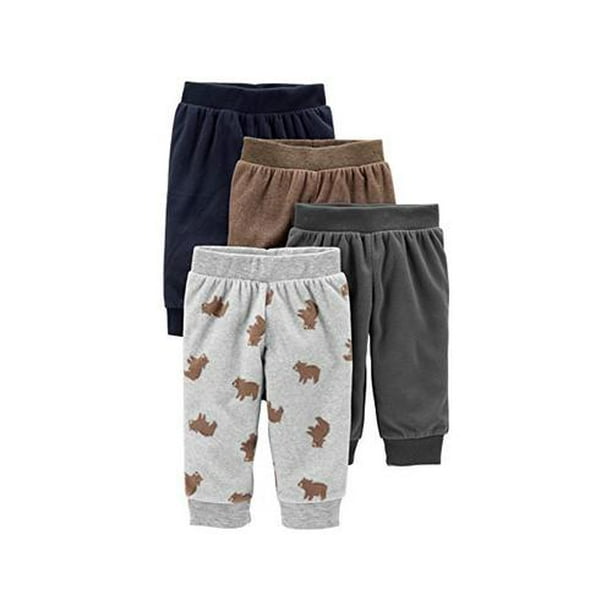 Charcoal Gray//Navy 18 Months Simple Joys by Carters Boys 2-Pack Athletic Knit Jogger Pants